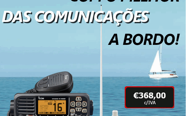IC-M330GE Transcetor de VHF com DSC Classe D com GPS