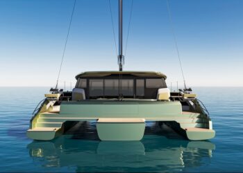VMG 53: o trimarã disruptivo que reinventa o design exterior e a vida a bordo