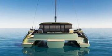 VMG 53: o trimarã disruptivo que reinventa o design exterior e a vida a bordo