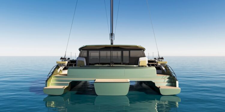 VMG 53: o trimarã disruptivo que reinventa o design exterior e a vida a bordo