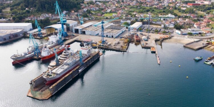 Metalships & Docks, em Vigo.