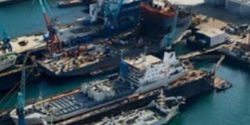Estaleiro Metalships & Docks, em Vigo