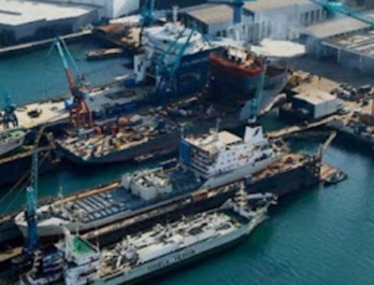 Estaleiro Metalships & Docks, em Vigo
