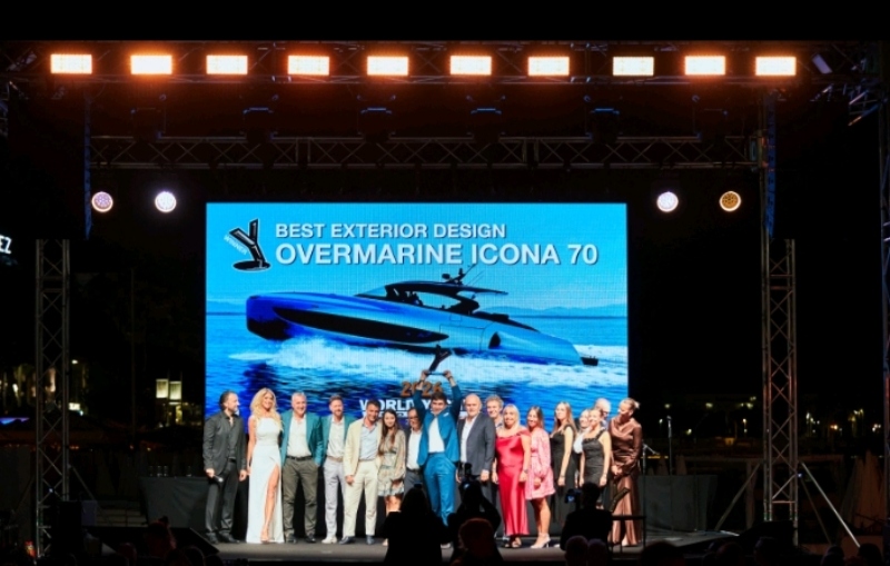 ICONA 70 é eleito o iate com o melhor design exterior